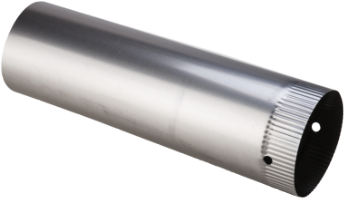 Black Sheet Metal Stove Pipe 1030 / L[m]: 1; G[mm]: 0.3; D[mm]: 120