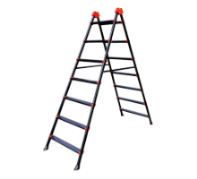 Double-Sided Metal Ladder