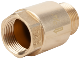 Check Valve with Brass Plug Female-Male Thread