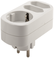 Triple Schuko Socket Adapter 2043