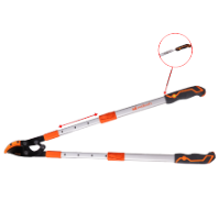 Branch Shears Anvil Type with Telescopic Aluminum Handles and Integrated Pruning Saw EvoTools®