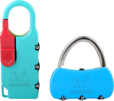 3-Digit Combination Padlocks 2 pcs