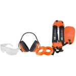 Brush cutter kit 2 / goggles, ear defenders, 2 nylon line spools, brush cutter harness with D protection