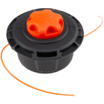 Brush cutter head with nylon line and quick feed 1160