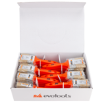 Box of Paint Brushes with Orange Plastic Handle (35 pcs)