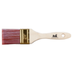 Paint Brush with Wooden Handle and Synthetic Bristles