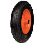 Wheelbarrow Wheel P Pneumatic with Metal Rim and Spikes 8056